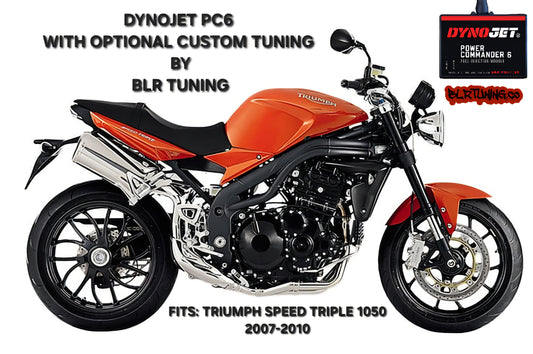 TRIUMPH SPEED TRIPLE 1050 2007 - 2010 PC6 BY DYNOJET WITH OPTIONAL CUSTOM TUNING BY BLR TUNING