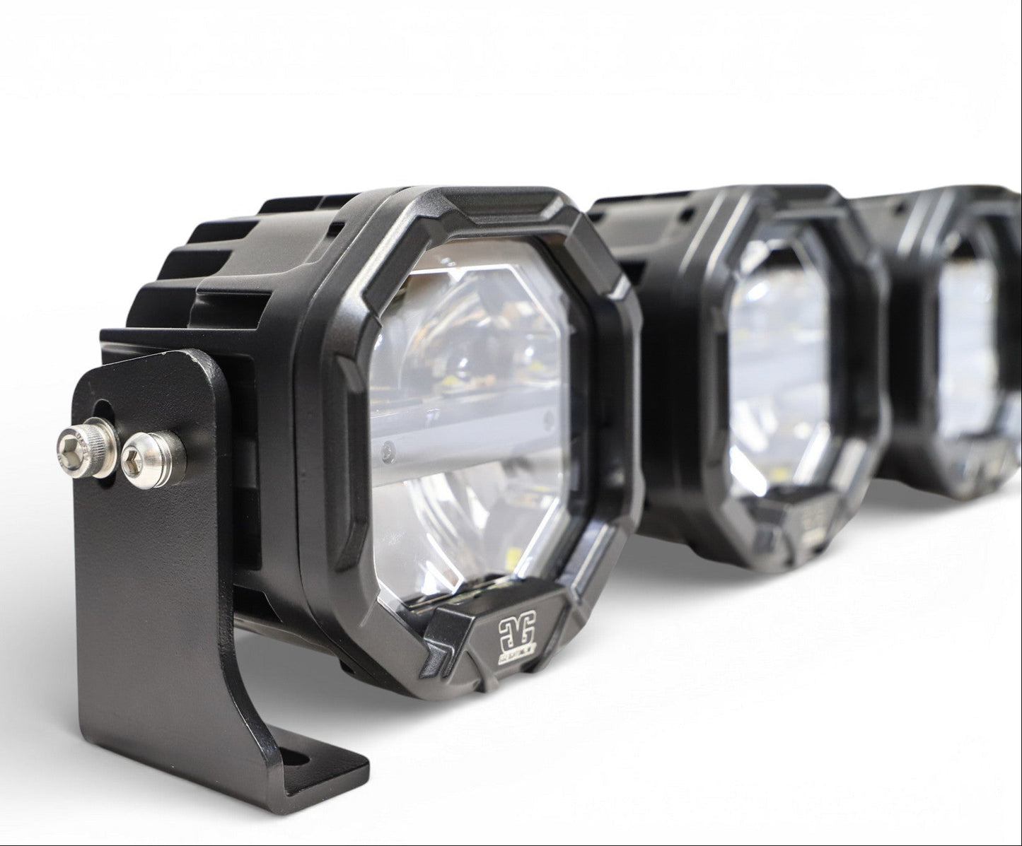 8 Light U-Con Interlocking Off Road LED Pod With Amber or White DRL Running Light