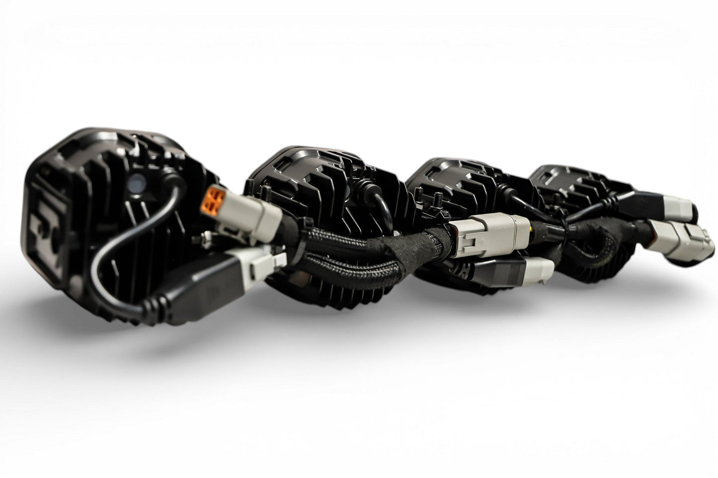 4 Light U-Con Interlocking Off Road LED Pod With Amber or White DRL Running Light