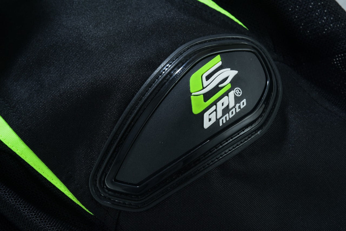 Men’s High Premium Quality Summer 4 Pockets Waterproof Motorcycle Black/Fluorescent Jacket-
