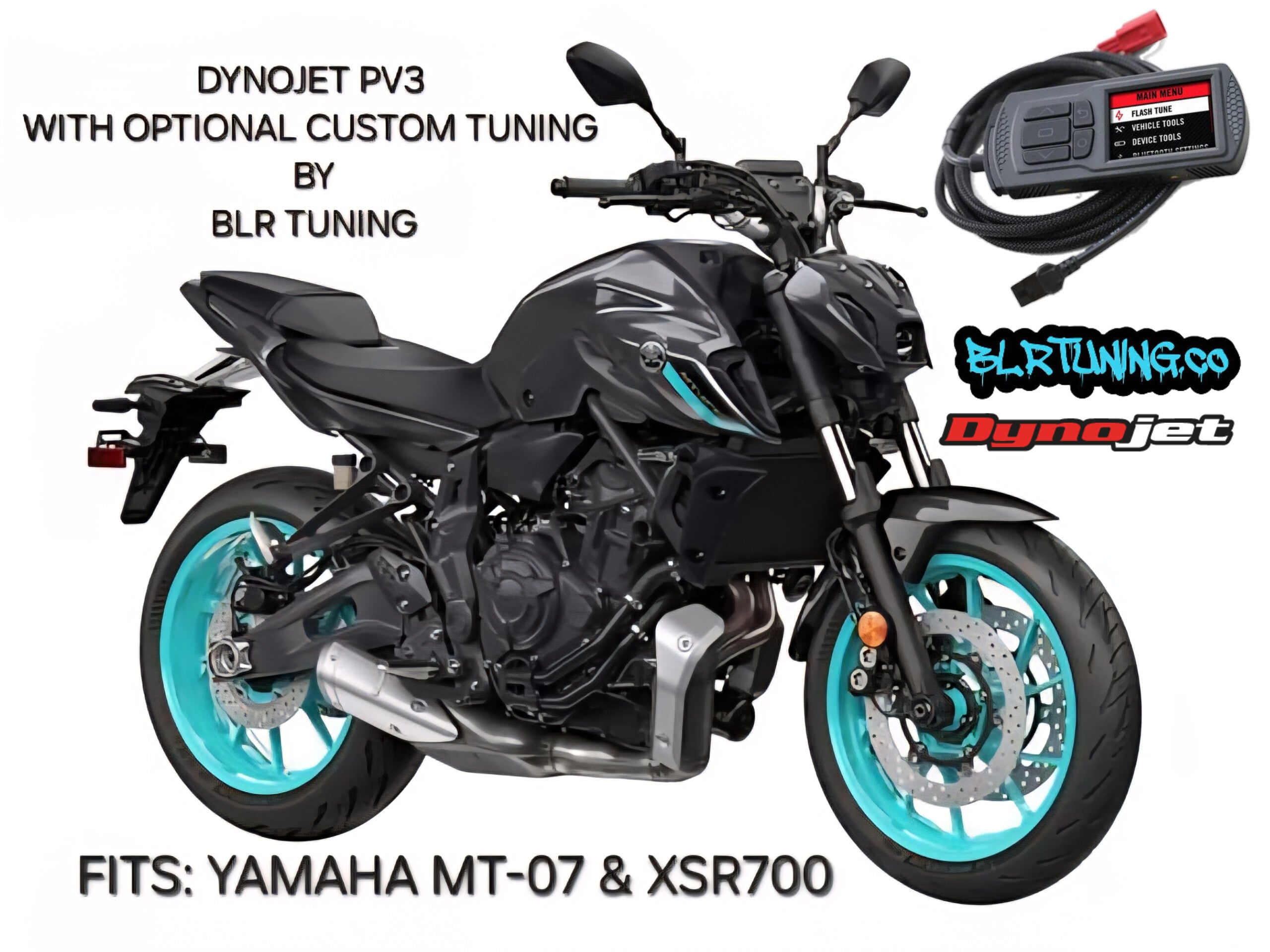 YAMAHA MT-07 AND XSR700 2021 - 2024 DYNOJET PV3 WITH OPTIONAL CUSTOM T ...