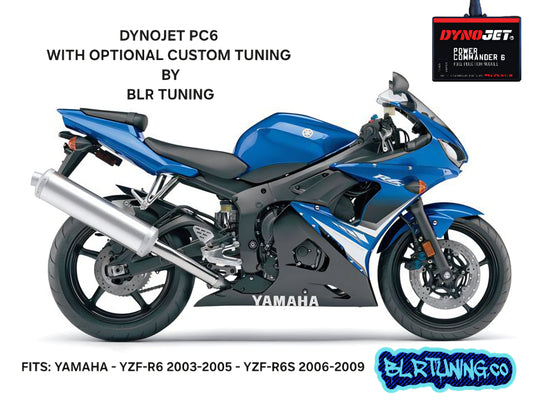 YAMAHA R6S YZF-R6S 2006 - 2009 - R6 YZF-R6 2003 - 2005 PC6 BY DYNOJET WITH OPTIONAL CUSTOM TUNING BY BLR TUNING