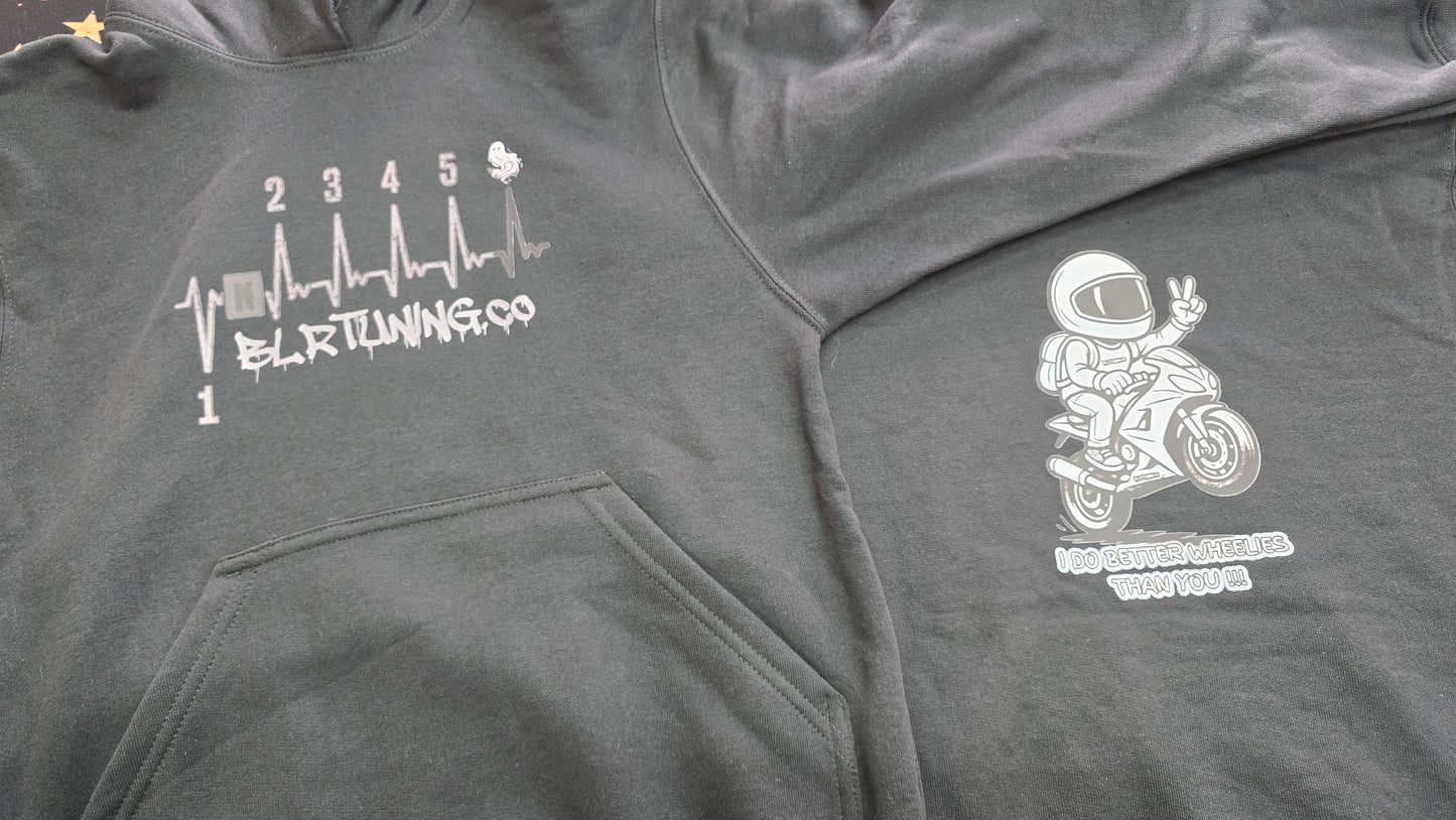 YOUTH HOODIE - I do better wheelies than you - limited edition