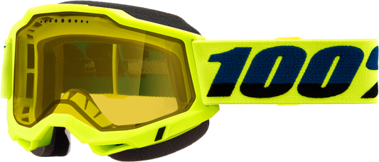 Accuri 2 Snowmobile Goggle Neon Yellow W/ Yellow Lens