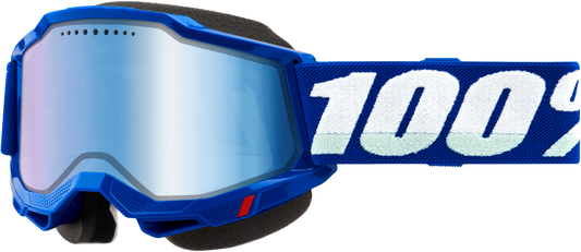 Accuri 2 Snowmobile Goggle Blue W/ Blue Mirror Lens