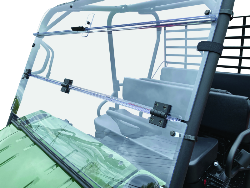 QuadBoss, QuadBoss KAF620 Mule 4010 Folding Windshield for Kawasaki KAF620 Mule 4010 4x4