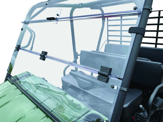 QuadBoss, QuadBoss KAF620 Mule 4010 Folding Windshield for Kawasaki KAF620 Mule 4010 4x4