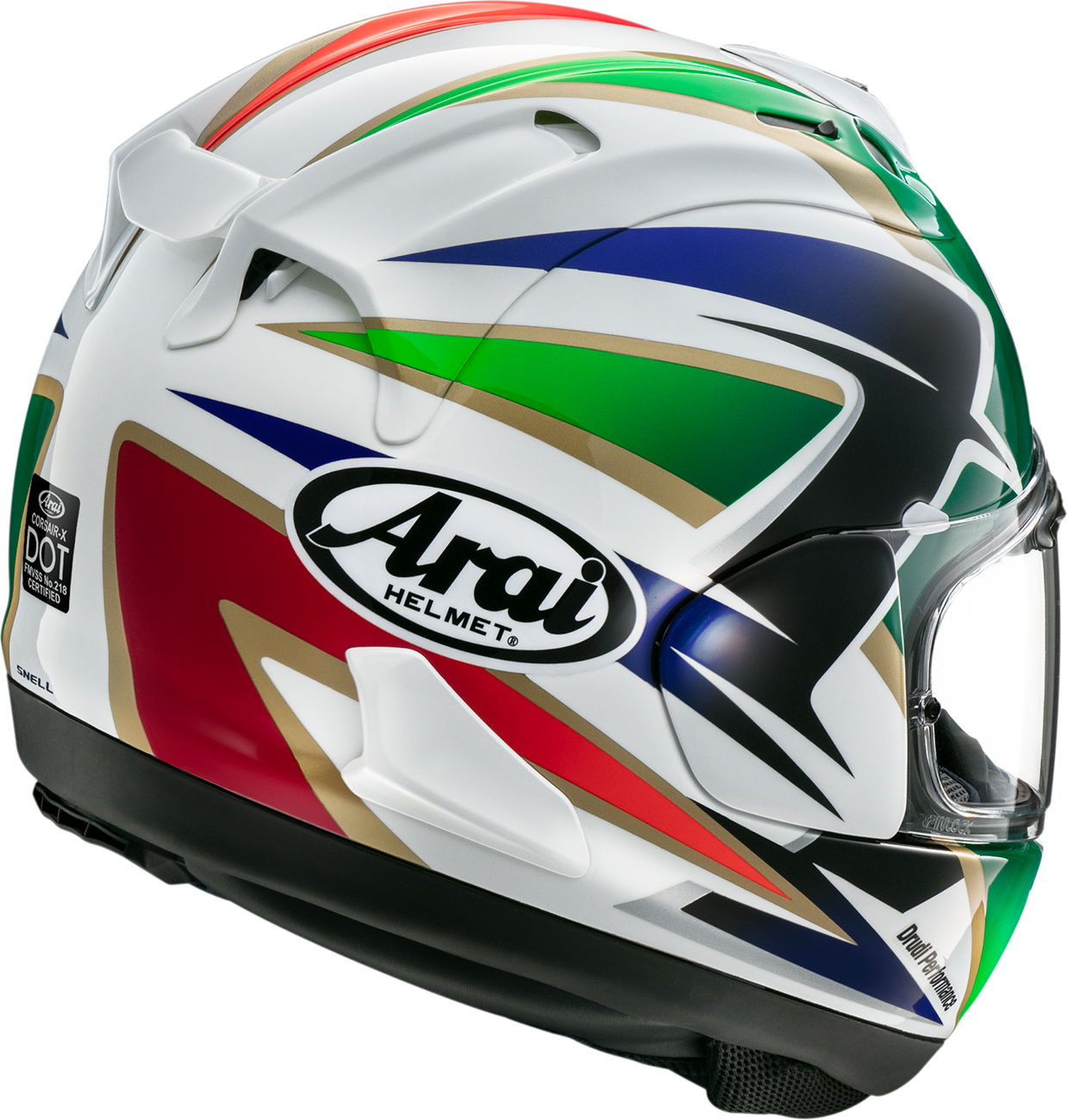 ARAI HELMETS, ARAI HELMETS Corsair-X Helmet Cadalora Restyle XS - Model 0101-18640