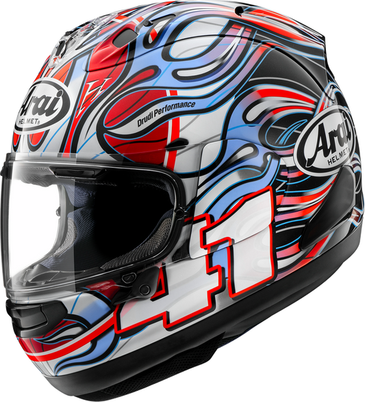 ARAI HELMETS, ARAI Helmets Corsair-X Helmet - Haga - Small 0101-18302 with VAS Shield Mechanism and Advanced Ventilation