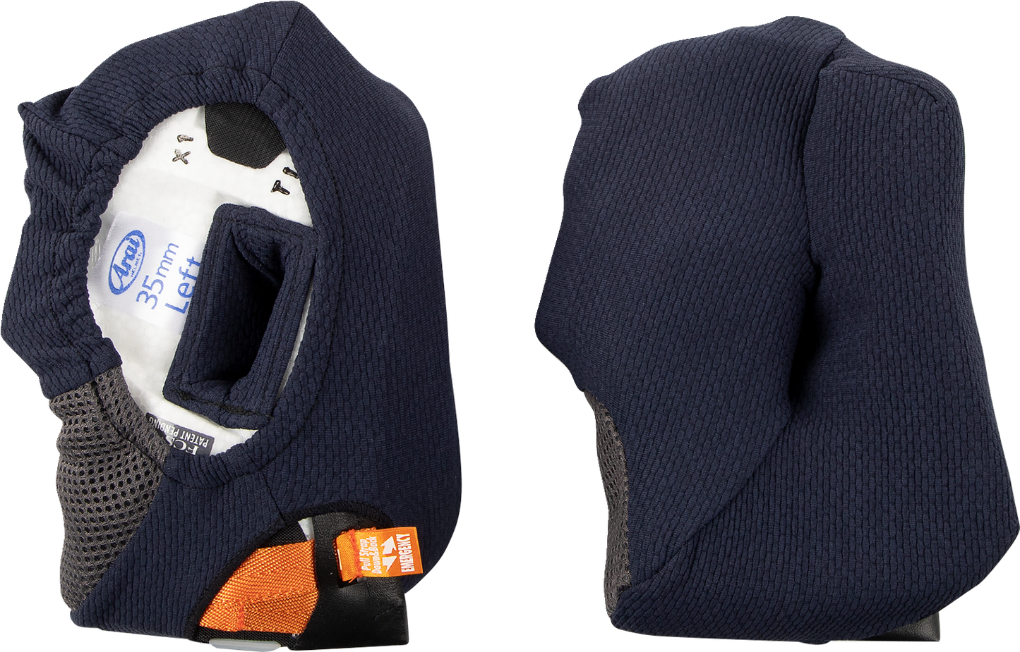 ARAI HELMETS, ARAI HELMETS Corsair-X, Quantum-X, Signet-X Cheek Pads - 35 mm Part 05-5702