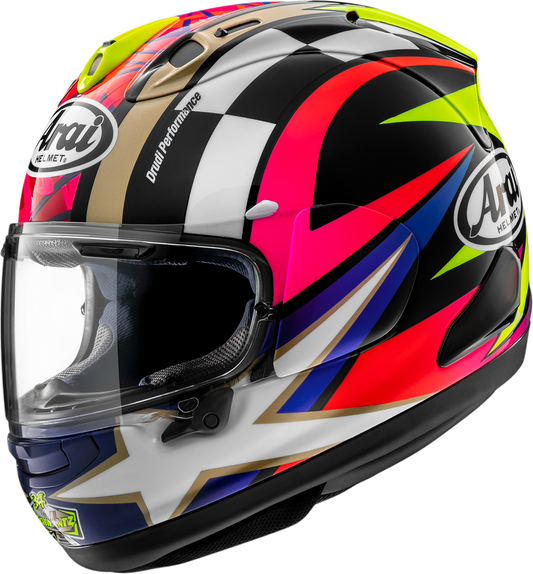 ARAI HELMETS, ARAI Helmets Corsair-X Schwantz 30th Anniversary 2XL Motorcycle Helmet – Advanced Ventilation and Reinforced Shell