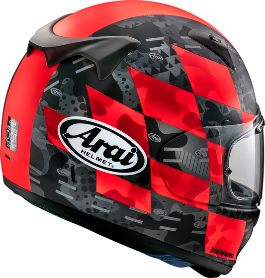 ARAI HELMETS, ARAI Helmets Regent-X Helmet with VAS Shield System – Red Frost, 2XL (Part #0101-15838)