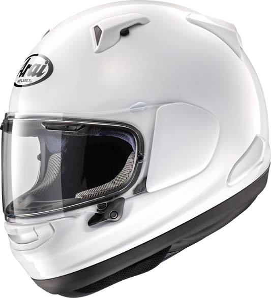 ARAI HELMETS, ARAI Helmets Signet-X Diamond White Helmet - Small, Variable Axis System (VAS) Shield for Narrower Head Shapes