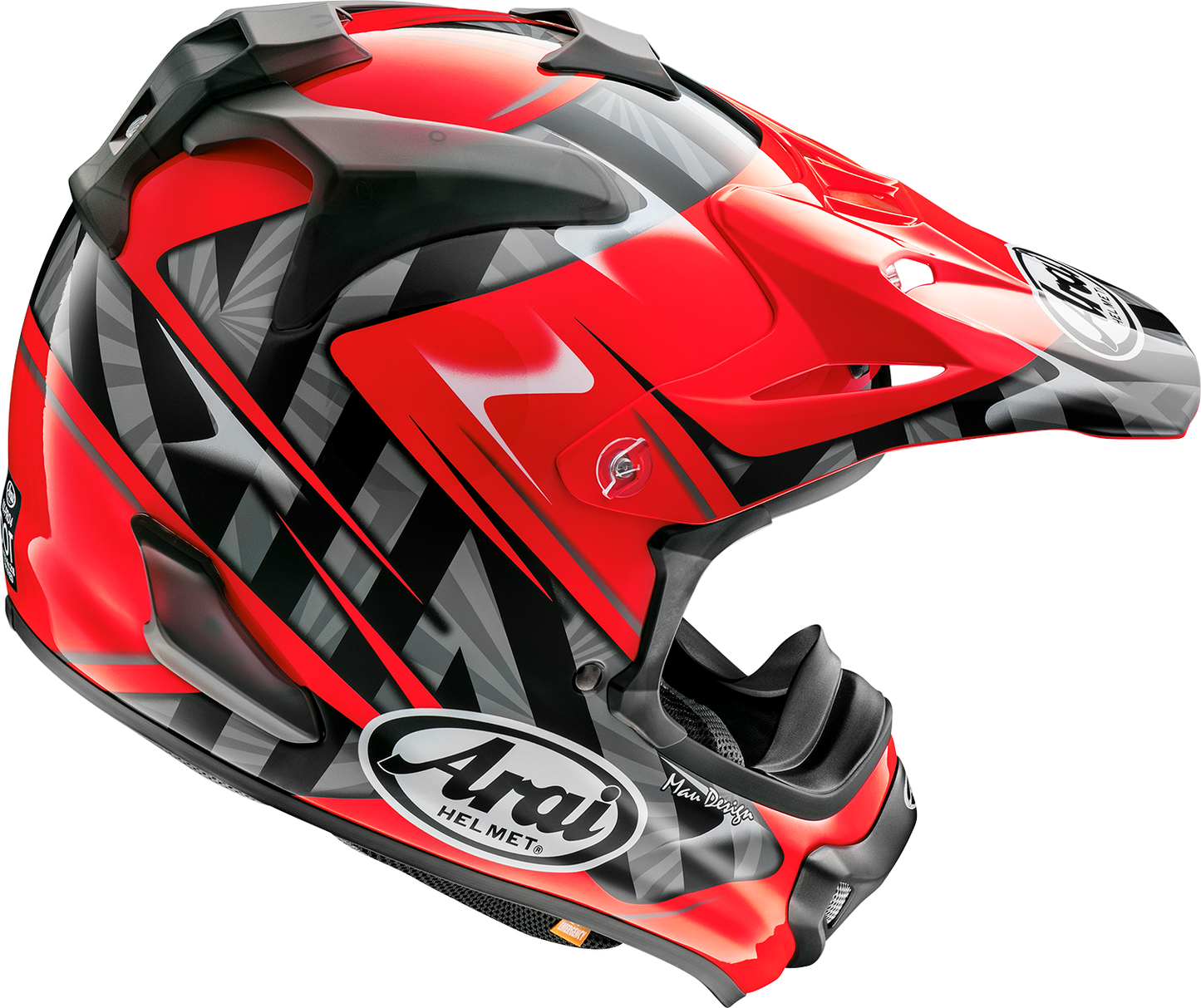 ARAI HELMETS, ARAI Helmets VX-Pro4 Scoop Helmet - Red, XS - Part Number 0110-8191