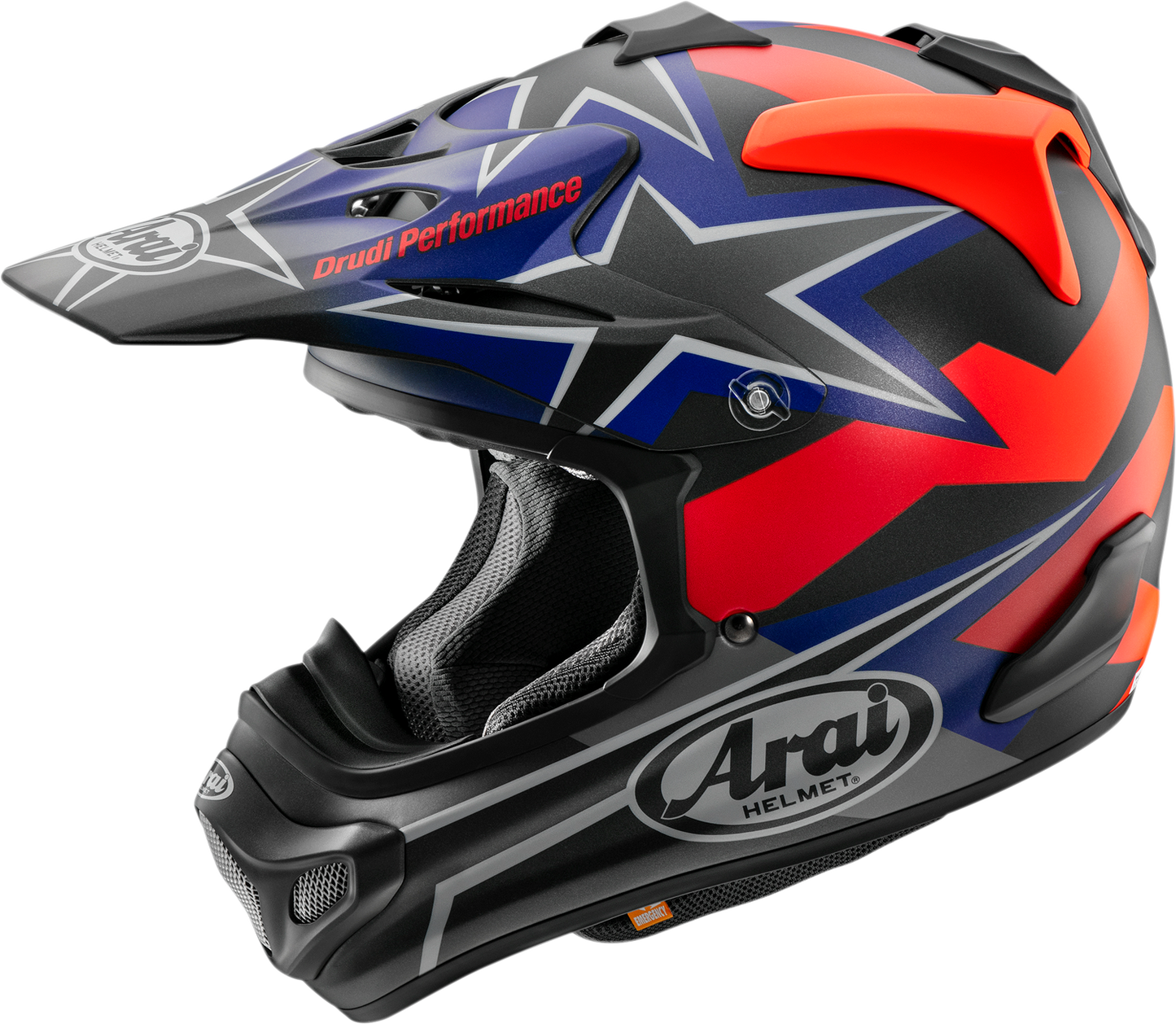 ARAI HELMETS, ARAI HELMETS VX-Pro4 Stars & Stripes Black Frost Helmet - XS (Part Number 0110-8206)