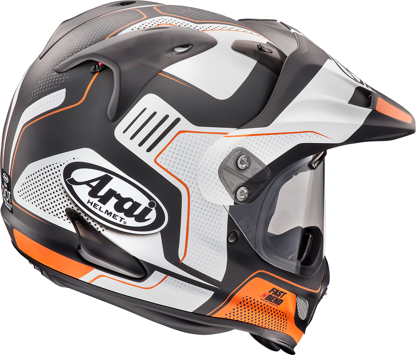ARAI HELMETS, ARAI HELMETS XD-4 Helmet - Vision Orange Frost - XS (Part Number 0140-0167)