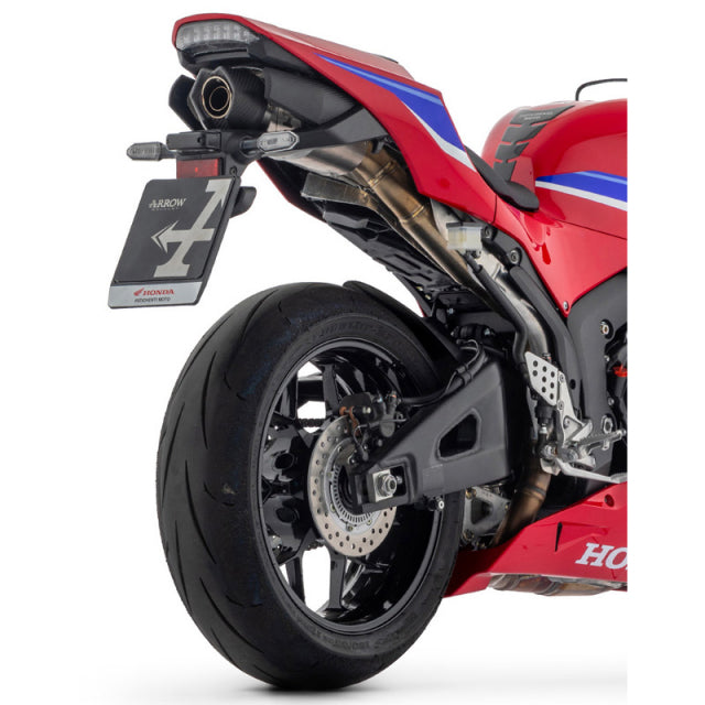 IN STOCK 71971AKN Arrow Indy Race Exhaust, Aluminum Dark  for Honda CBR600RR 24-25