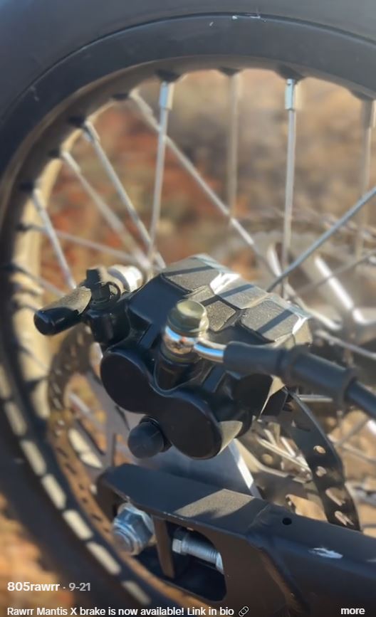 Rawrr Mantis X / 72V Mantis Complete Front & Rear Brake Upgrade Kit (Blue or Red +1 Week as Special Order)