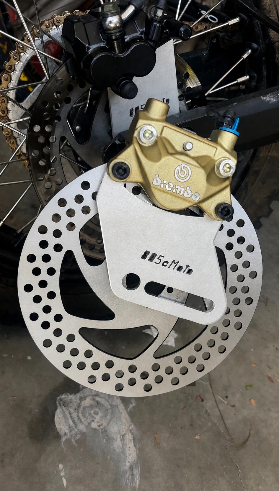 Brembo - (220mm Rotor Required) Rawrr Mantis X PRO Rear Brake Upgrade Kit