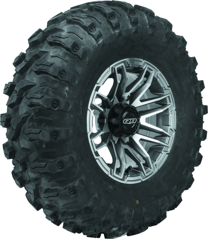 QuadBoss, QuadBoss Stryker 14x7 Aluminum Wheel Part Number 608467 for Powersports Vehicles
