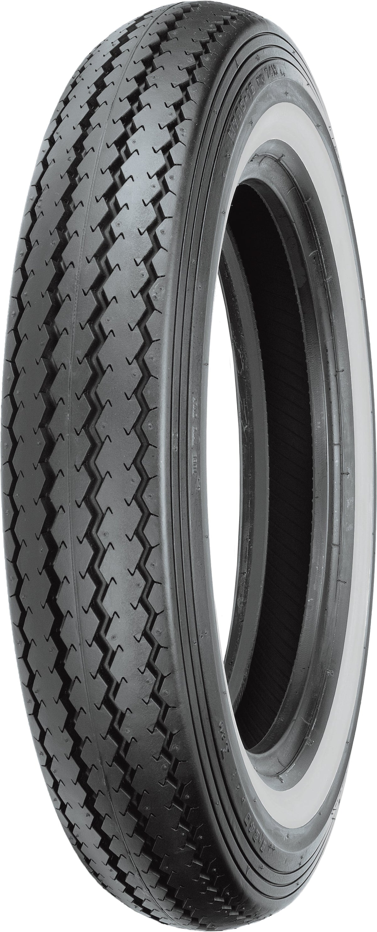 SHINKO, Shinko Tire Classic 240 Front/Rear Mount 90 16 74H Bias TT with White Wall - W/W 87-4111