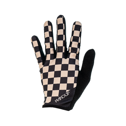 Gloves - Checkered Black/Tan