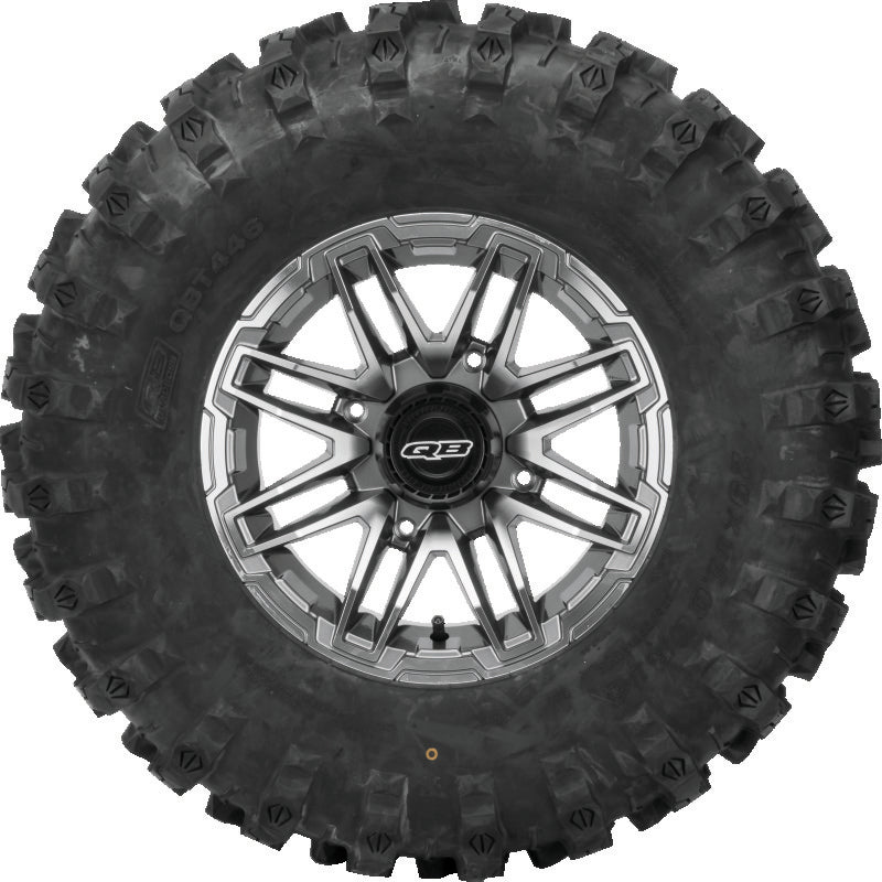 QuadBoss, QuadBoss Stryker 14x7 Aluminum Wheel Part Number 608467 for Powersports Vehicles