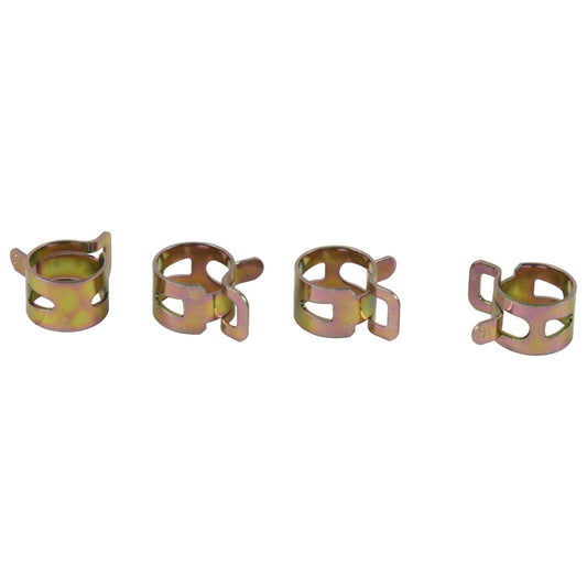 ALL BALLS, All Balls Hose Clamps Refill Kit 4-Pack - Reliable Fuel Line and Hose Securing Solution