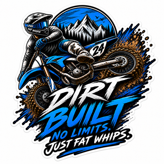 Hilly's Garage Dirt Built Decal - Premium Die Cut Stickers