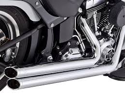 IN STOCK VANCE & HINES Big Shots Staggered Exhaust System - Chrome 17959
