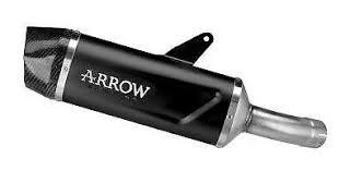 IN STOCK  71987AKN  Arrow Indy Race EVO aluminium "Dark" silencer with carby end cap Kawasaki NINJA 1100 SX 2025