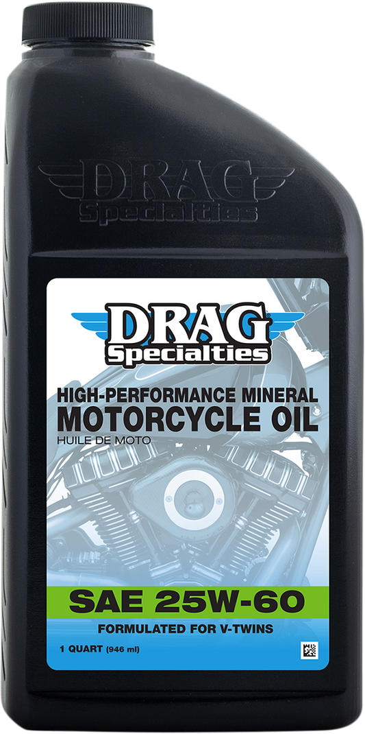DRAG SPECIALTIES OIL, Drag Specialties Oil 25W-60 Engine Oil for Harley-Davidson - Part 198920