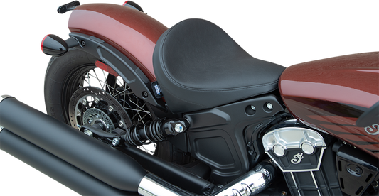 DRAG SPECIALTIES SEATS, DRAG SPECIALTIES SEATS 3/4 Solo Seat - Black Vinyl - Part 0810-2256