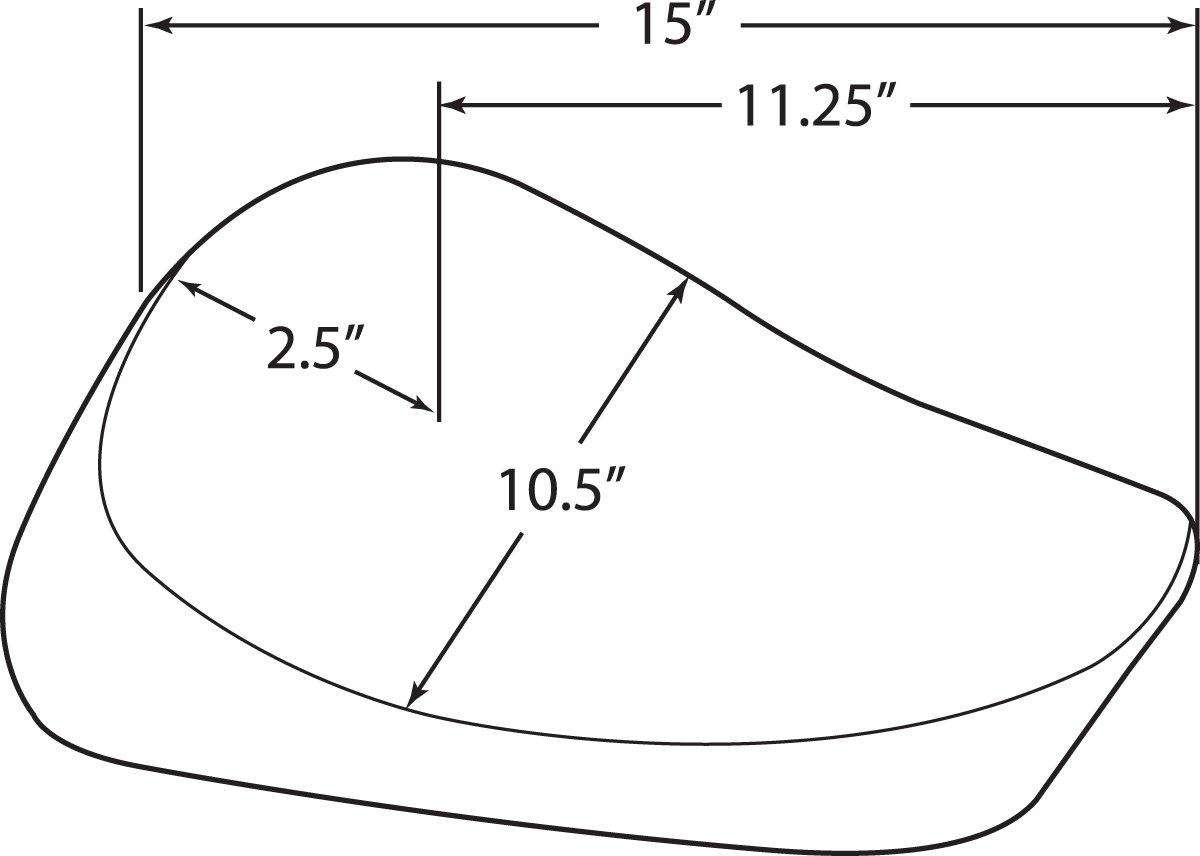 DRAG SPECIALTIES SEATS, Drag Specialties Seats Solo Seat - Classic for Harley-Davidson XL '82-'03 (Part #0804-0615)