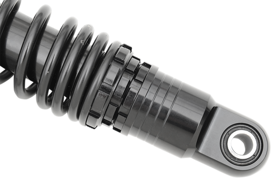 DRAG SPECIALTIES SHOCKS, Drag Specialties C16-0163AB Premium Ride-Height Adjustable Shocks for Harley-Davidson, 13 Inch, Black