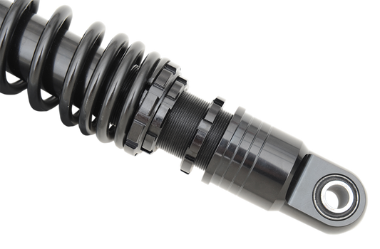 DRAG SPECIALTIES SHOCKS, Drag Specialties C16-0163AB Premium Ride-Height Adjustable Shocks for Harley-Davidson, 13 Inch, Black