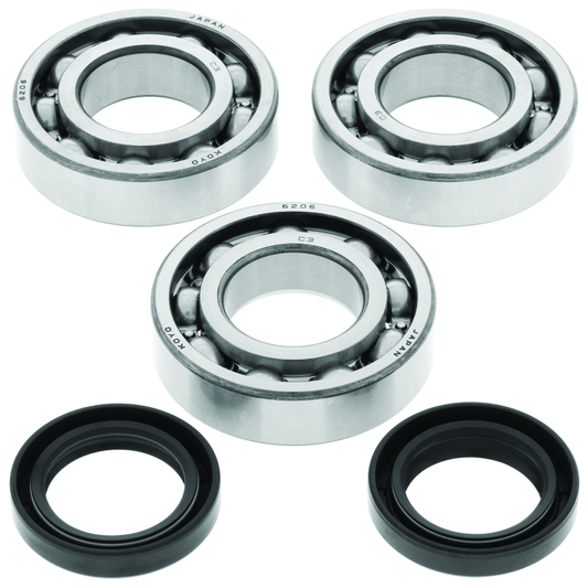 QuadBoss, QuadBoss 414073 Crankshaft Bearing & Seal Kit for Polaris Trail Blazer 250 (1999-2005)