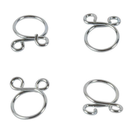 ALL BALLS, All Balls Hose Clamps Refill Kit 4-Pack for Secure and Reliable Connections