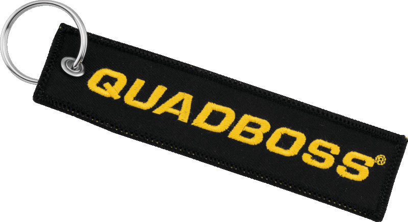 QuadBoss, QuadBoss Ripcord Keychain with Embroidered Logo - Durable Powersports Accessory