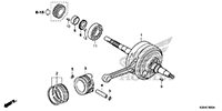 Honda STD Piston Ring Set Grom / Monkey 2014-2021