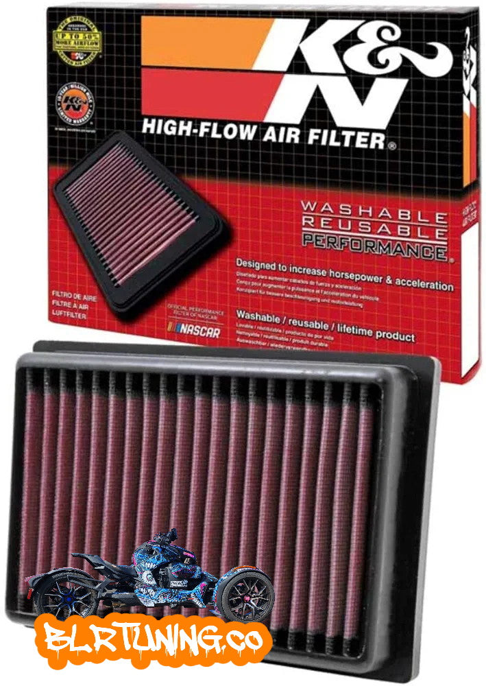 K&N CM-9020 High-Flow Air Intake Filter For Can-Am Maverick X3 Turbo 2020-2024 – Drop-In Performance Boost