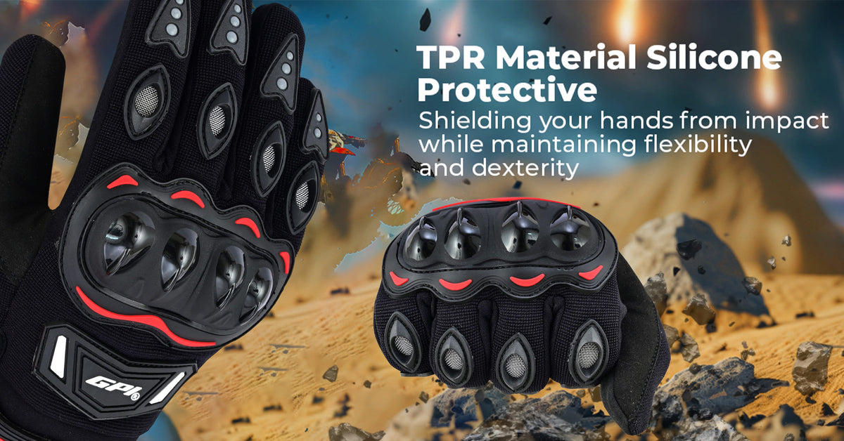 Premium Motorcycle Black Gloves – Superior Comfort, Grip & Knuckle Protection