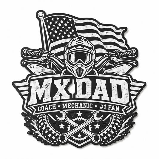 Hilly's Garage MX DAD Decal - Premium Die Cut Stickers