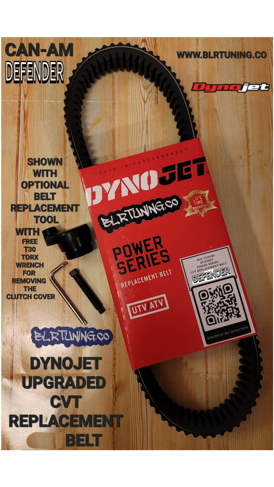 CAN-AM DEFENDER 2016 - 2023 REEMPLAZO DE LA CORREA CVT DYNOJET POWER SERIES