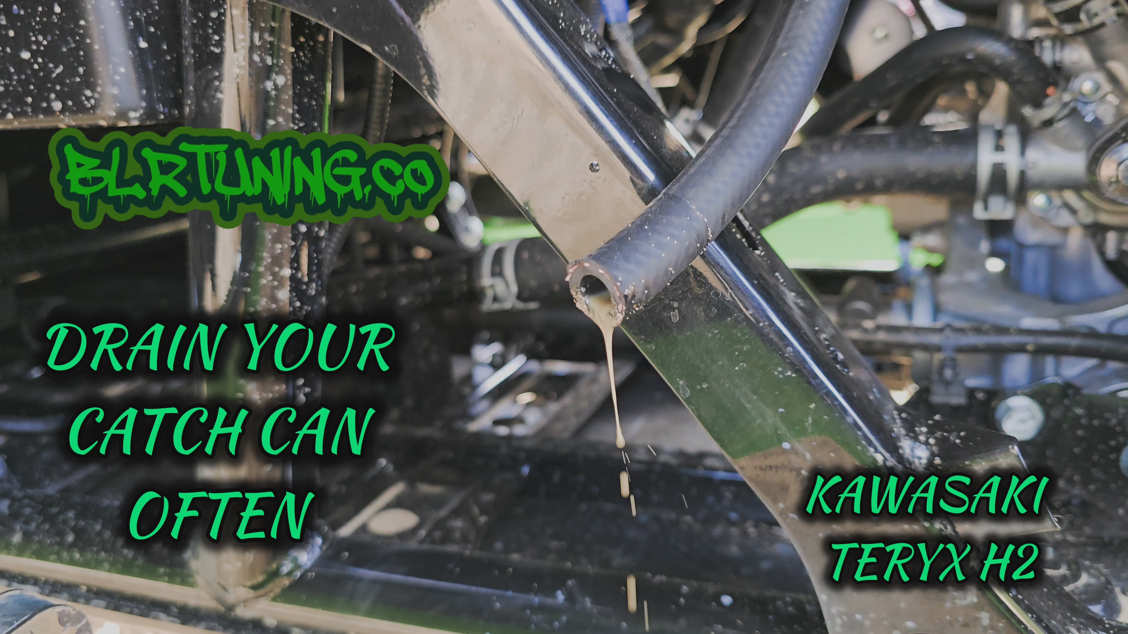KAWASAKI TERYX H2 AIR OIL SEPARATOR 3 PORT CATCH CAN – BLR TUNING