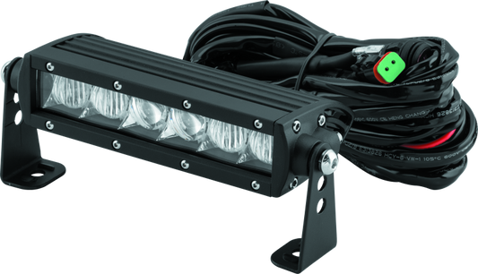 QuadBoss, QuadBoss 6.5-inch Single Row LED Light Bar - High-Intensity Combo Beam for Powersports Vehicles