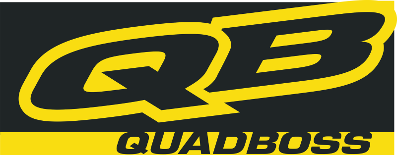 QuadBoss, QuadBoss 88-inch x 34-inch Logo Banner for Powersports Vehicles