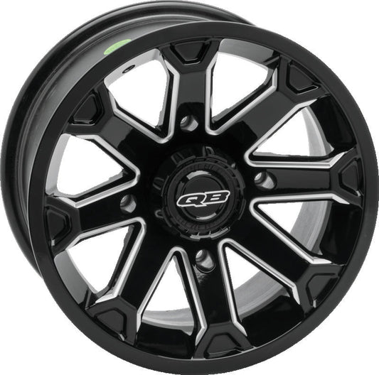 QuadBoss, QuadBoss Blitz 14x7 PowerSports Wheel - 4/110 Bolt Pattern, 5+2 Offset, Model 608460