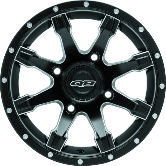 QuadBoss, QuadBoss Grinder 14x7 Wheel - 4/137 Bolt Pattern with 5+2 Offset for Powersports Vehicles