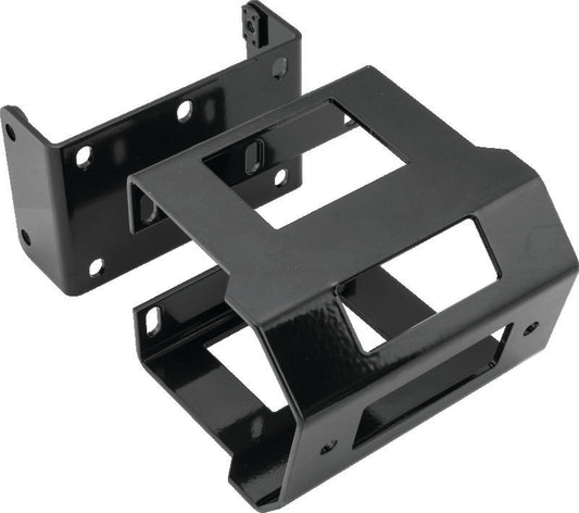 QuadBoss, QuadBoss Polaris Ranger Crew 900 UTV Winch Mount - Heavy-Gauge Steel, Black Powder-Coated